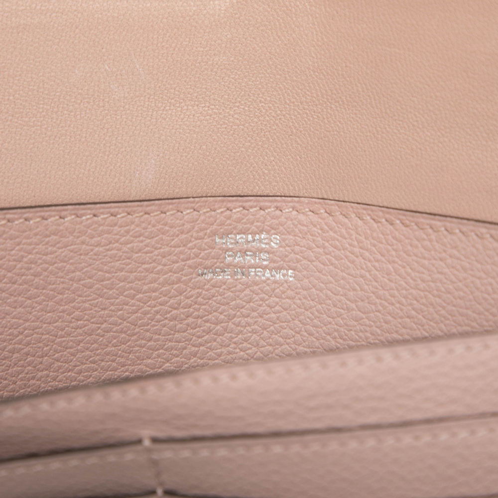 Pre-Loved Hermes Clemence Dogon Long Wallet - Picture 5 of 8